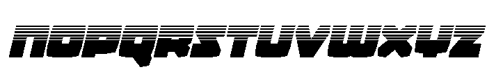 Gamer Spot Halftone Italic Font LOWERCASE