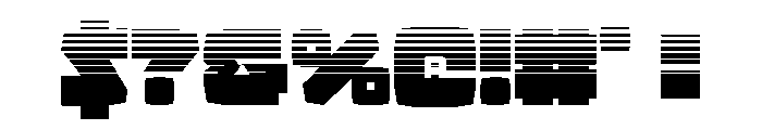 Gamer Spot Halftone Font OTHER CHARS