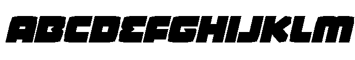 Gamer Spot Italic Font UPPERCASE