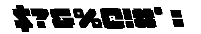 Gamer Spot Leftalic Font OTHER CHARS