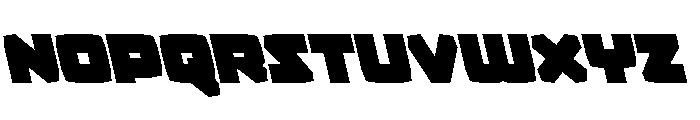 Gamer Spot Leftalic Font UPPERCASE