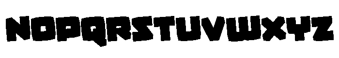 Gamer Spot Rotated Font UPPERCASE
