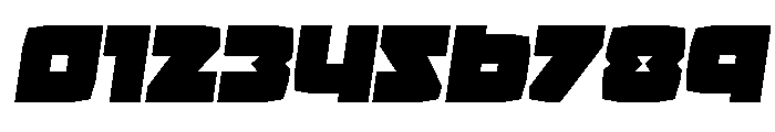 Gamer Spot Semi-Italic Font OTHER CHARS