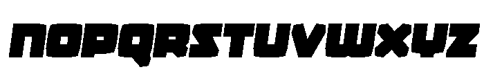 Gamer Spot Semi-Italic Font LOWERCASE