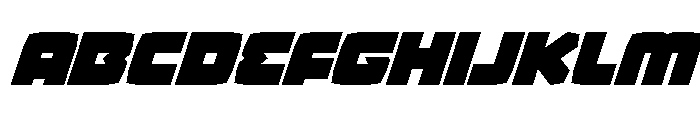 Gamer Spot Super-Italic Font UPPERCASE