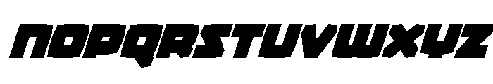 Gamer Spot Super-Italic Font LOWERCASE
