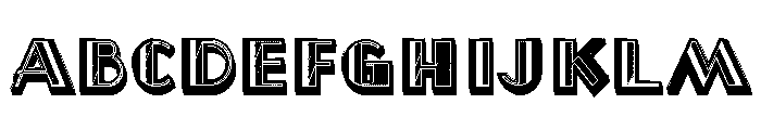 Gance Regular Font UPPERCASE