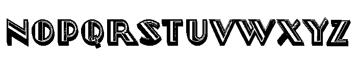 Gance Regular Font UPPERCASE