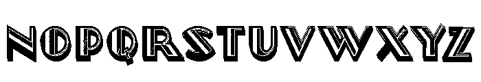 Gance Regular Font LOWERCASE