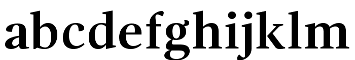 GandhiSerif-Bold Font LOWERCASE