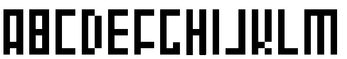 Gang small YUXIAN Font UPPERCASE