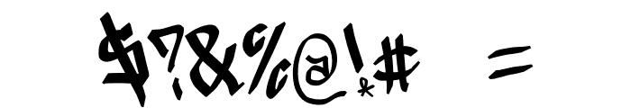 Gang Font OTHER CHARS