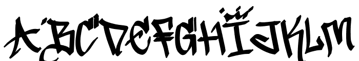 Gang Font UPPERCASE