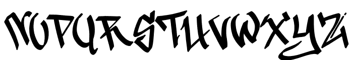 Gang Font UPPERCASE
