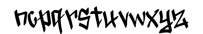 Gang Font LOWERCASE