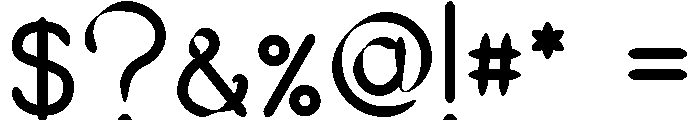 Gannister Font OTHER CHARS