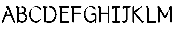 Gannister Font UPPERCASE