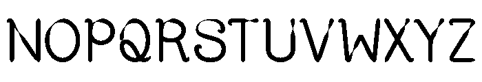 Gannister Font UPPERCASE