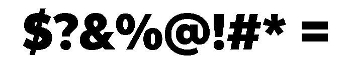 Gantari-Black Font OTHER CHARS