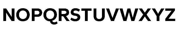 Gantari-Bold Font UPPERCASE