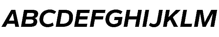 Gantari-BoldItalic Font UPPERCASE