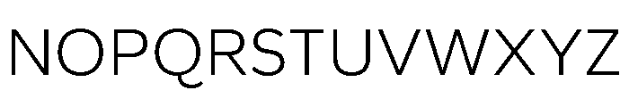 Gantari-Light Font UPPERCASE