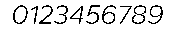 Gantari-LightItalic Font OTHER CHARS
