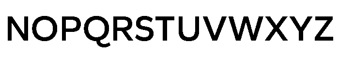 Gantari-SemiBold Font UPPERCASE