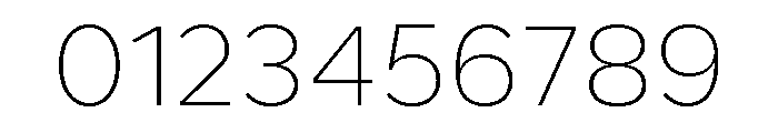 Gantari-Thin Font OTHER CHARS