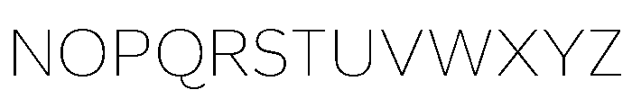 Gantari-Thin Font UPPERCASE