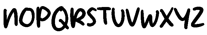 Gantle Brush Font UPPERCASE