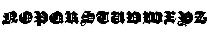 Ganz Grobe Gotisch Font UPPERCASE