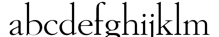 Gar-A-MondTall Light Font LOWERCASE