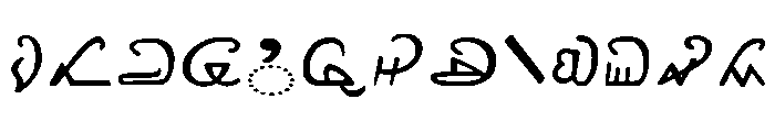 Garayfont3_0 Regular Font UPPERCASE