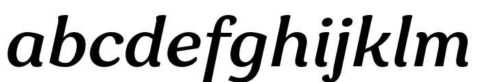 Garbata Trial Medium Italic Font LOWERCASE
