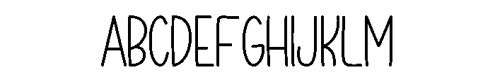Garden House Sans Font UPPERCASE