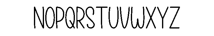 Garden House Sans Font UPPERCASE