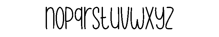 Garden House Sans Font LOWERCASE