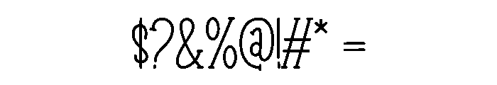 Garden House Serif Font OTHER CHARS