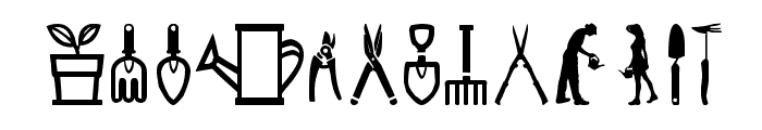 Garden Icons Font OTHER CHARS