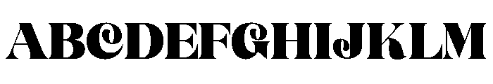 Garden Rosila Font UPPERCASE