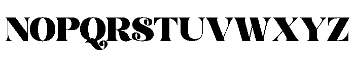 Garden Rosila Font UPPERCASE