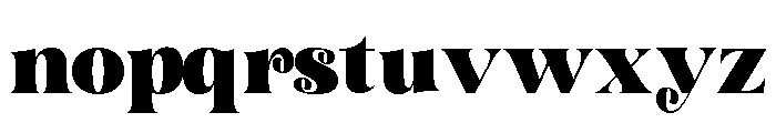 Garden Rosila Font LOWERCASE