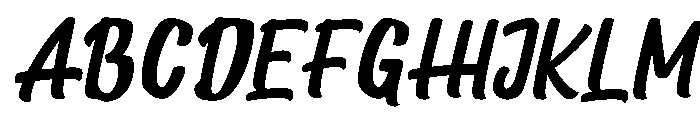 Garden marker Personal Use Font UPPERCASE