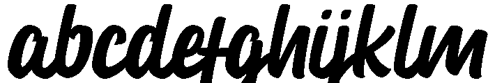 Garden marker Personal Use FONT