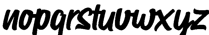 Garden marker Personal Use Font LOWERCASE