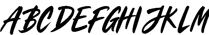 Garden of Fireflies Font UPPERCASE