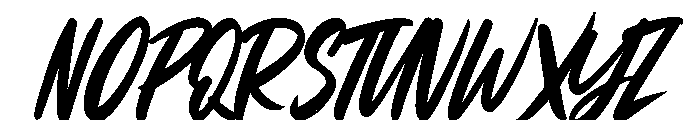 Garden of Fireflies Font UPPERCASE