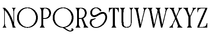 Garesin Regular Font UPPERCASE