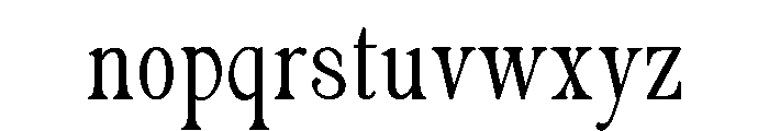 Garesin Regular Font LOWERCASE
